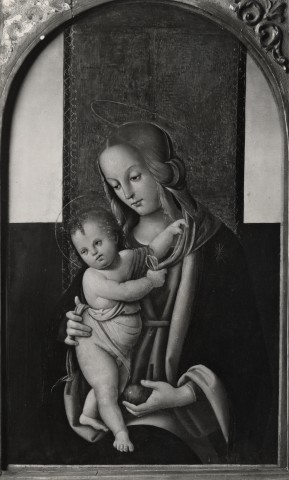 A. C. Cooper — Antonio del Massaro - sec. XV/ XVI - Madonna con Bambino in trono — insieme